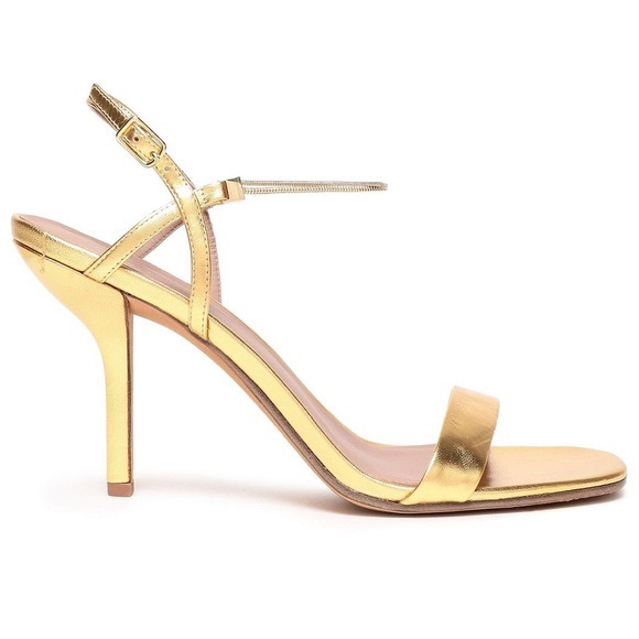 DVF Gold Strappy Ulla Heels - Picture 2 of 11
